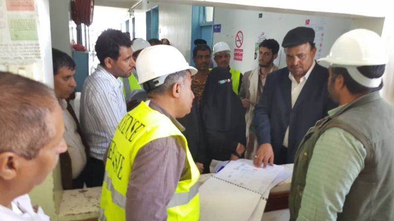 أمين العاصمة يقوم بزيارة مستشفى السبعين للامومة والطفولة